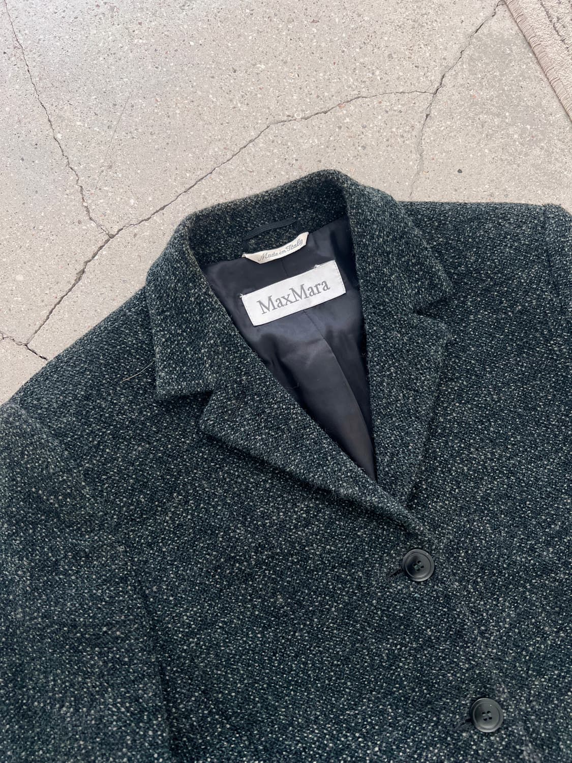 막스마라 울 코튼 트위드 재킷 스커트 셋업 상품이미지3