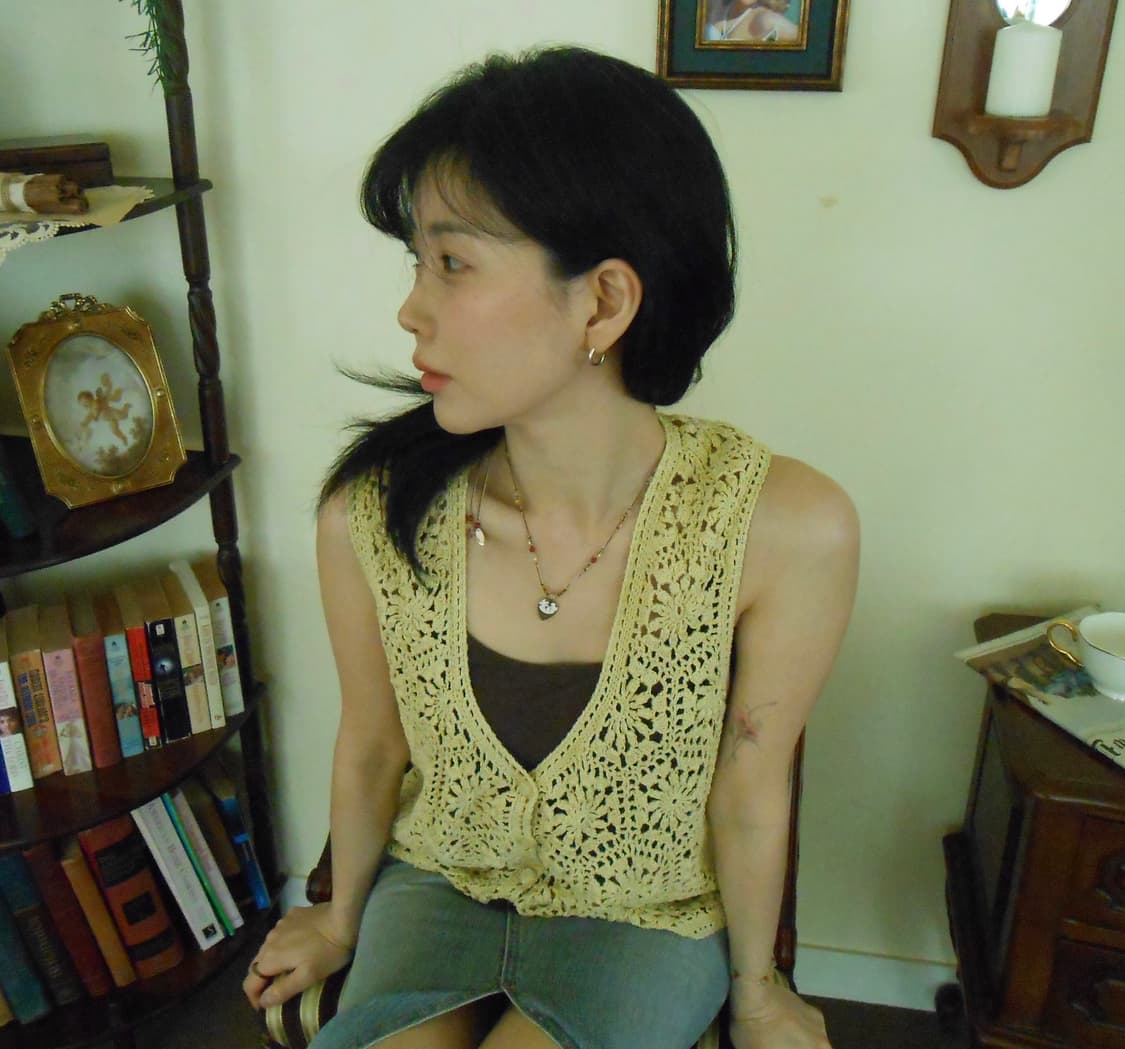 Strawberry Heart Knot Necklace 상품이미지9