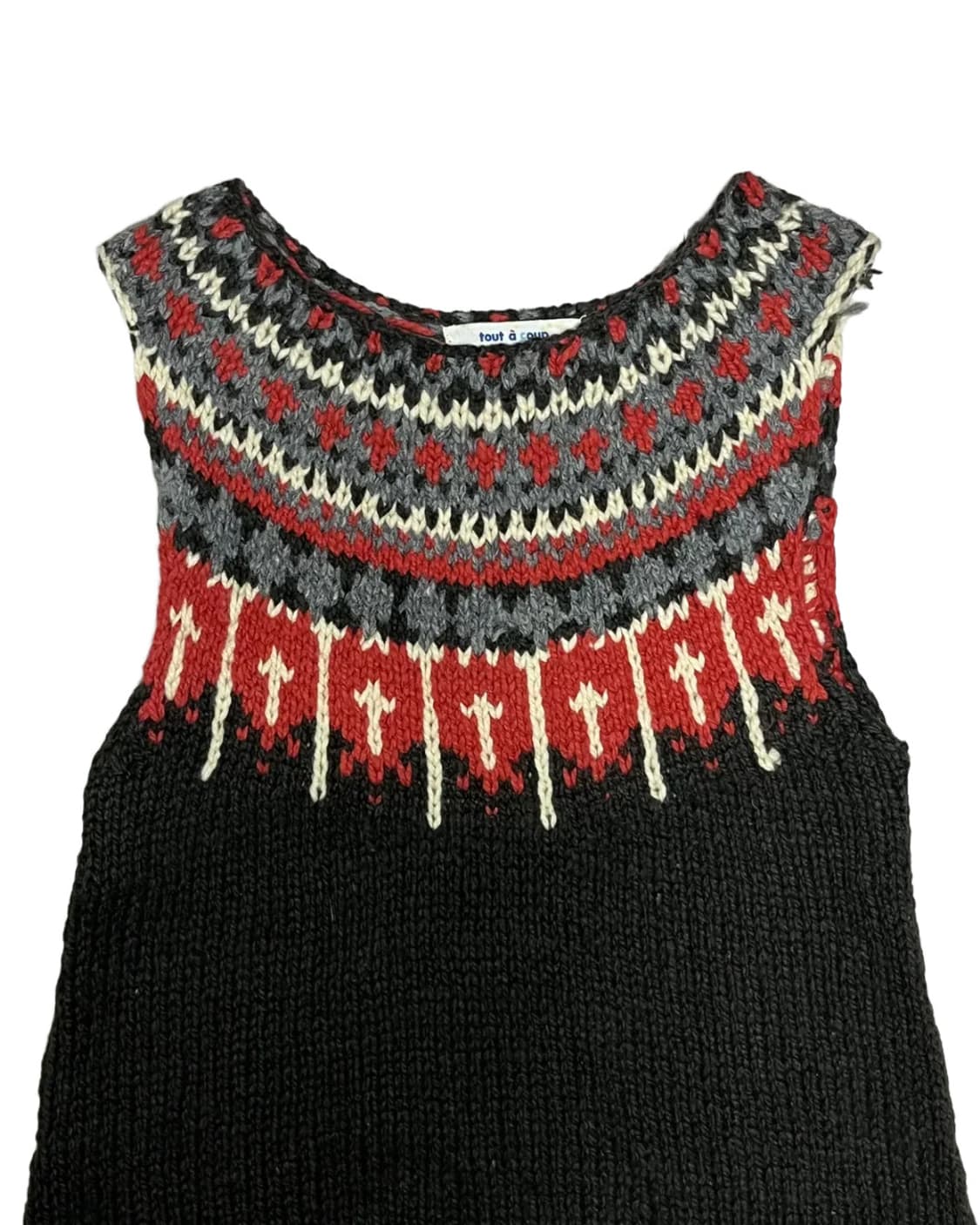 Green nordic vest 상품이미지2