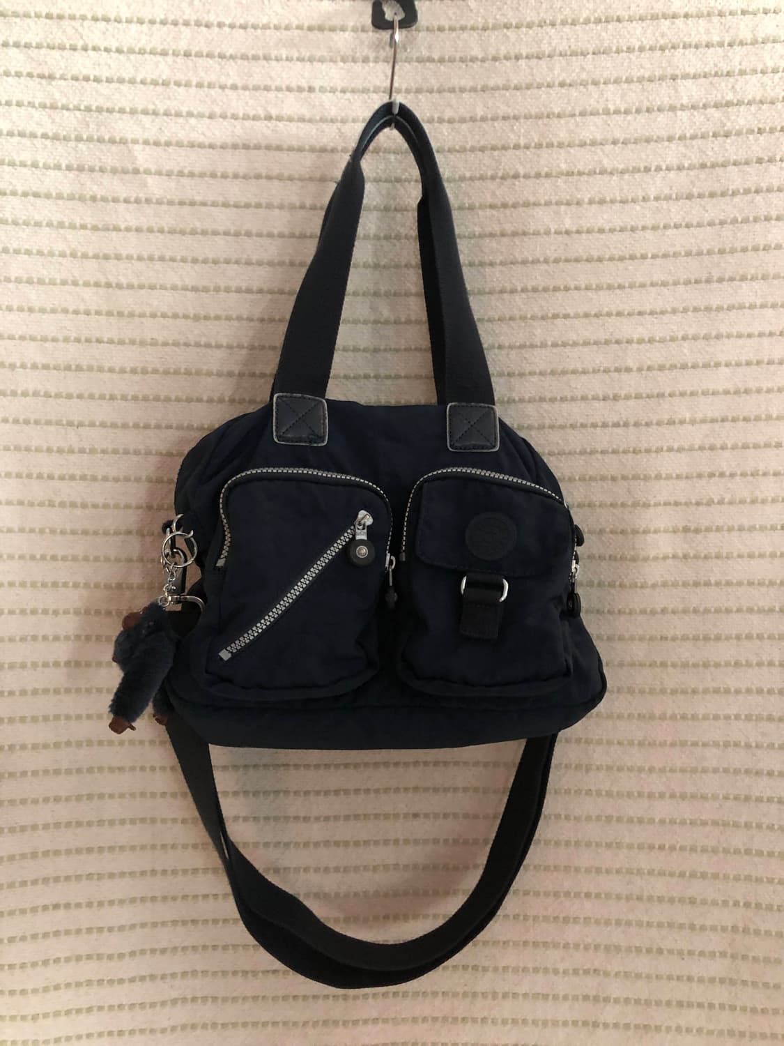 빈티지 키플링 Y2K 네이비 나일론 숄더백 토트백 상품이미지1