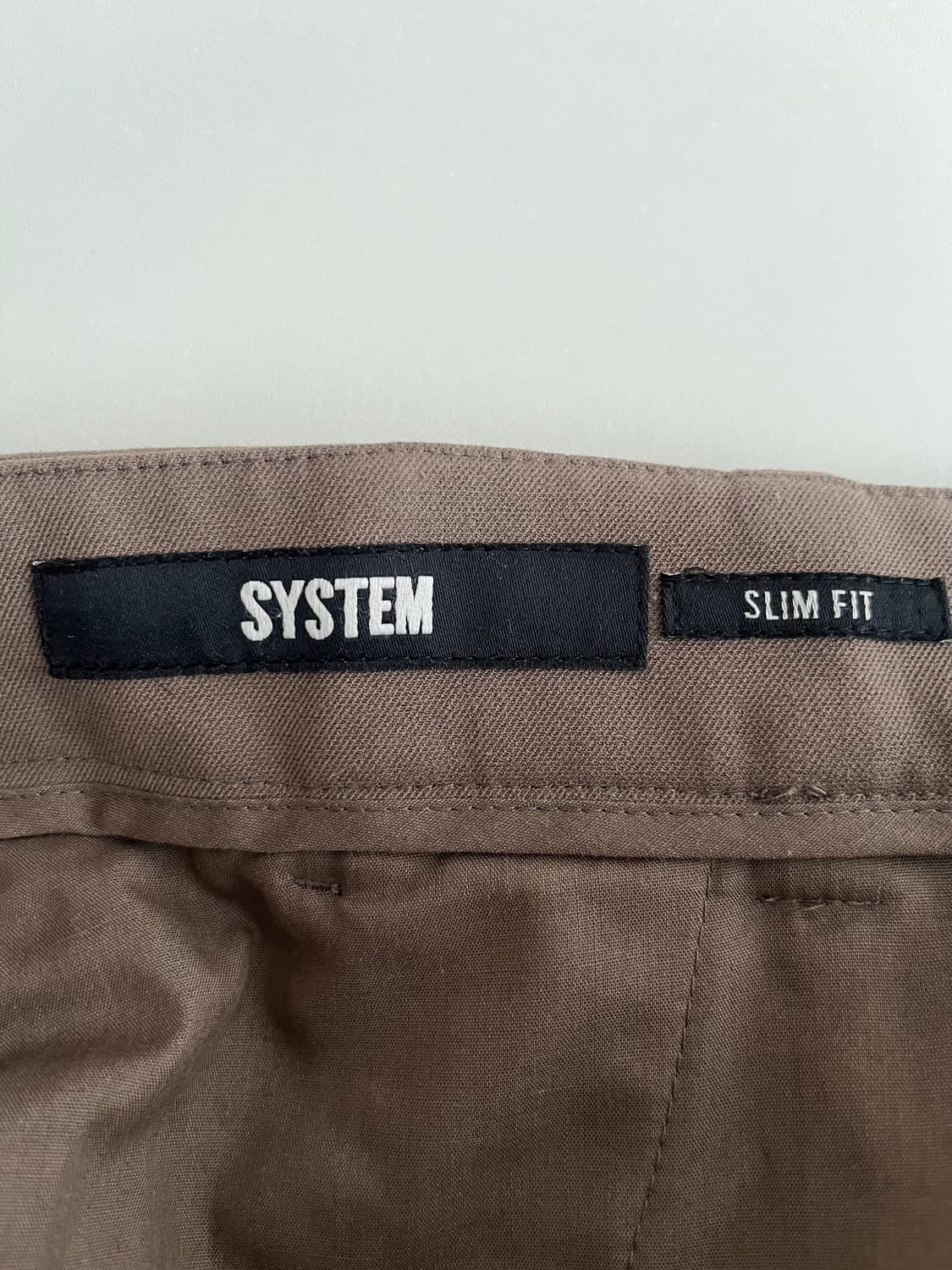 78-96) 시스템 옴므 21SS 슬랙스 브라운 상품이미지4