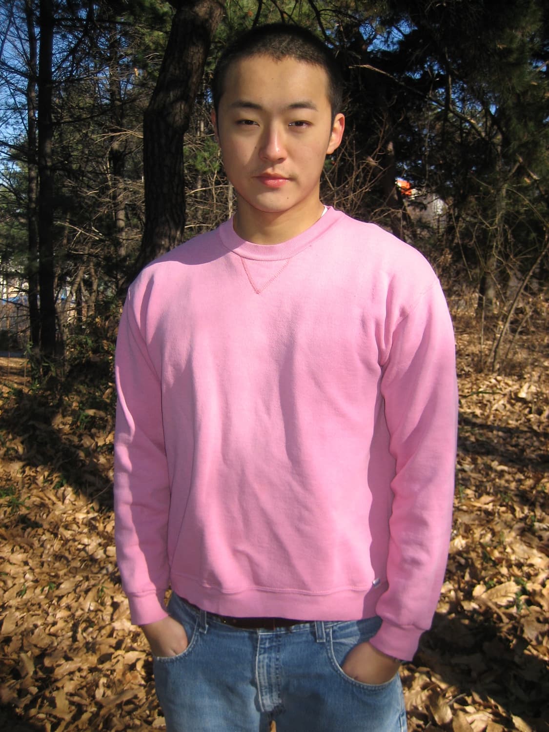 80s USA 🇺🇸 russell pink 스웻 맨투맨 상품이미지3