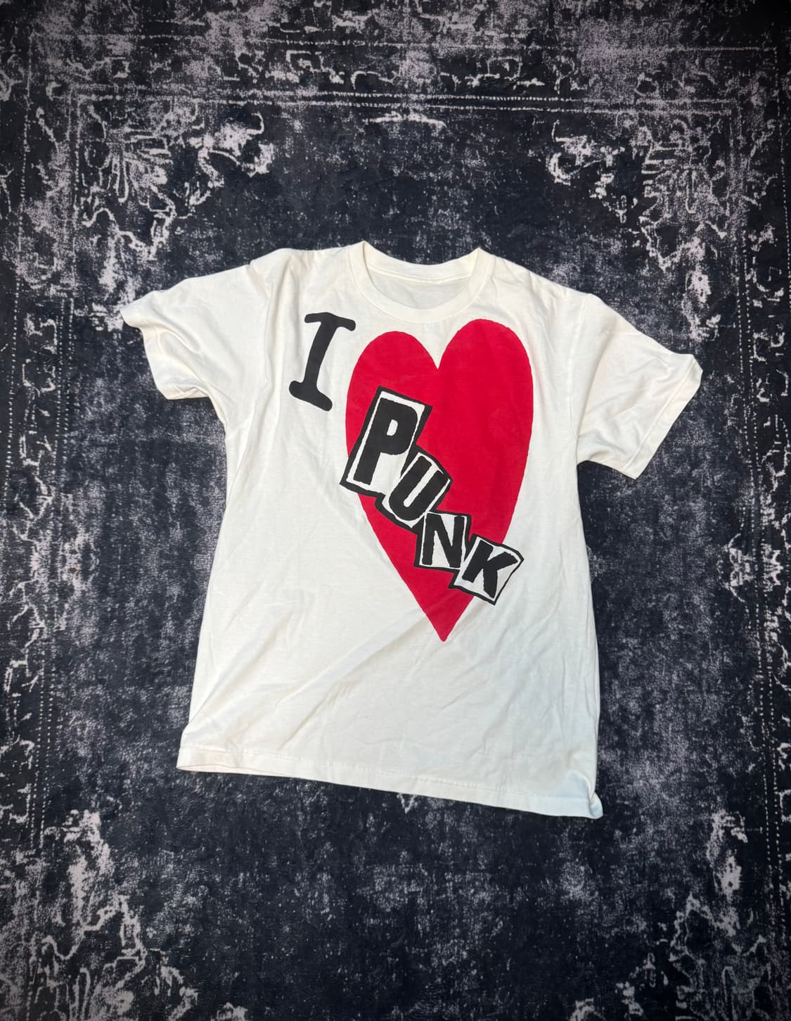 I PUNK printed design T-shirt 상품이미지1