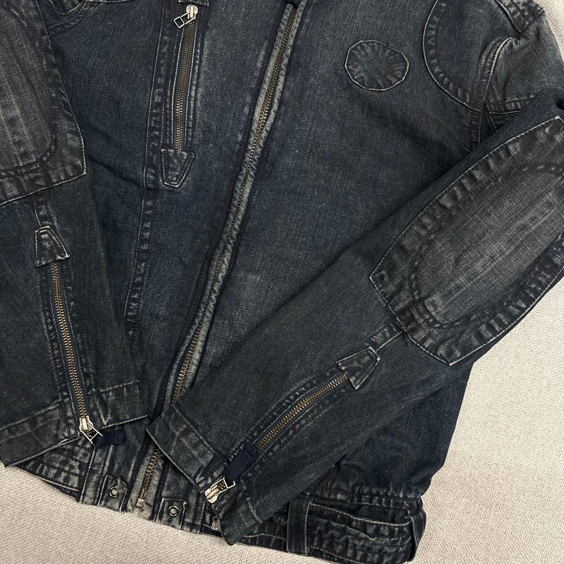 Levis Strauss Denim Biker Jacket 상품이미지5