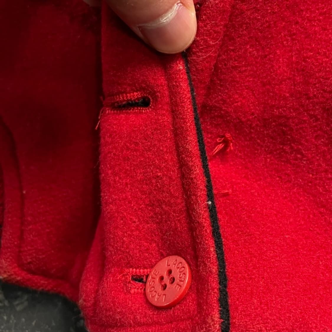 100 라코스테 서광 울 자켓  상품이미지4