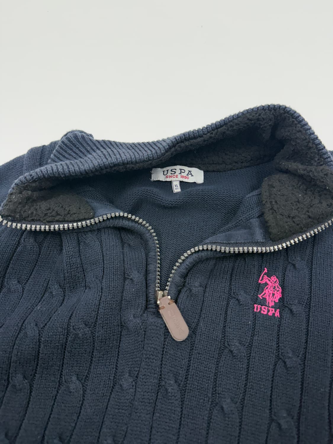 USPA 네이비 하프집업 상품이미지4