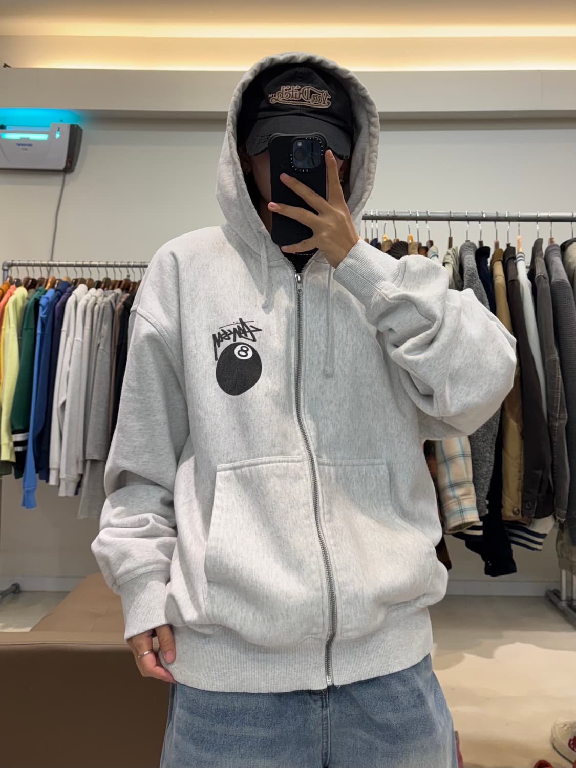 스투시 8볼 후드집업 상품이미지9