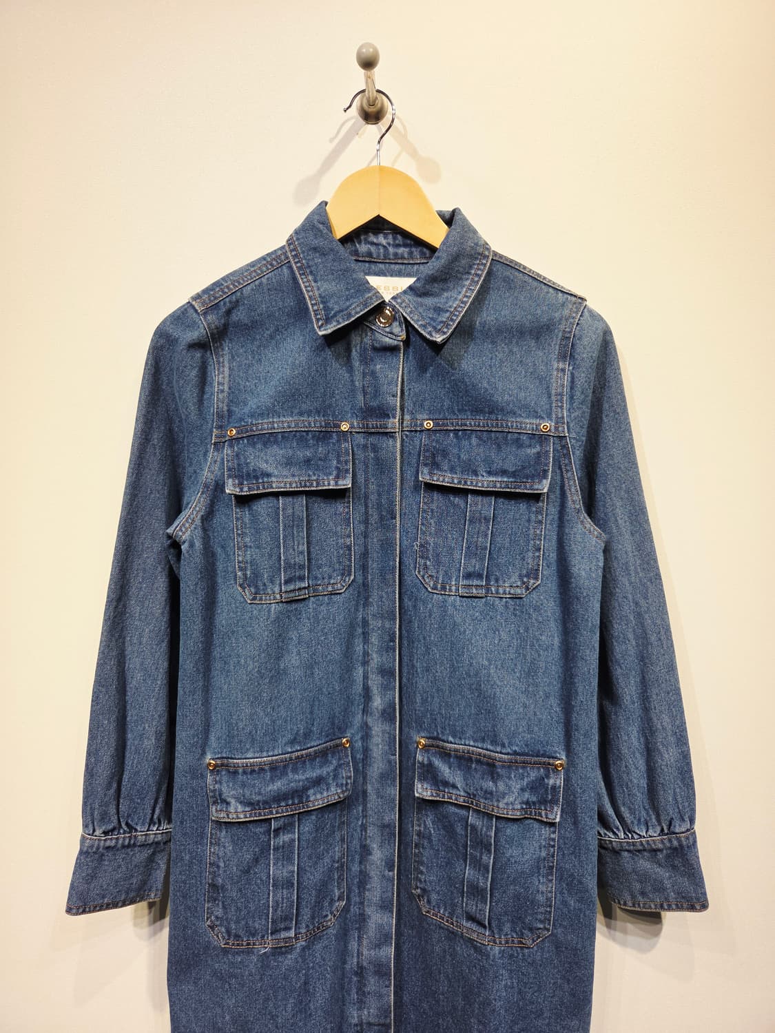 JESSI NEW YORK 제시뉴욕 데님 롱 셔츠 원피스/자켓 상품이미지3