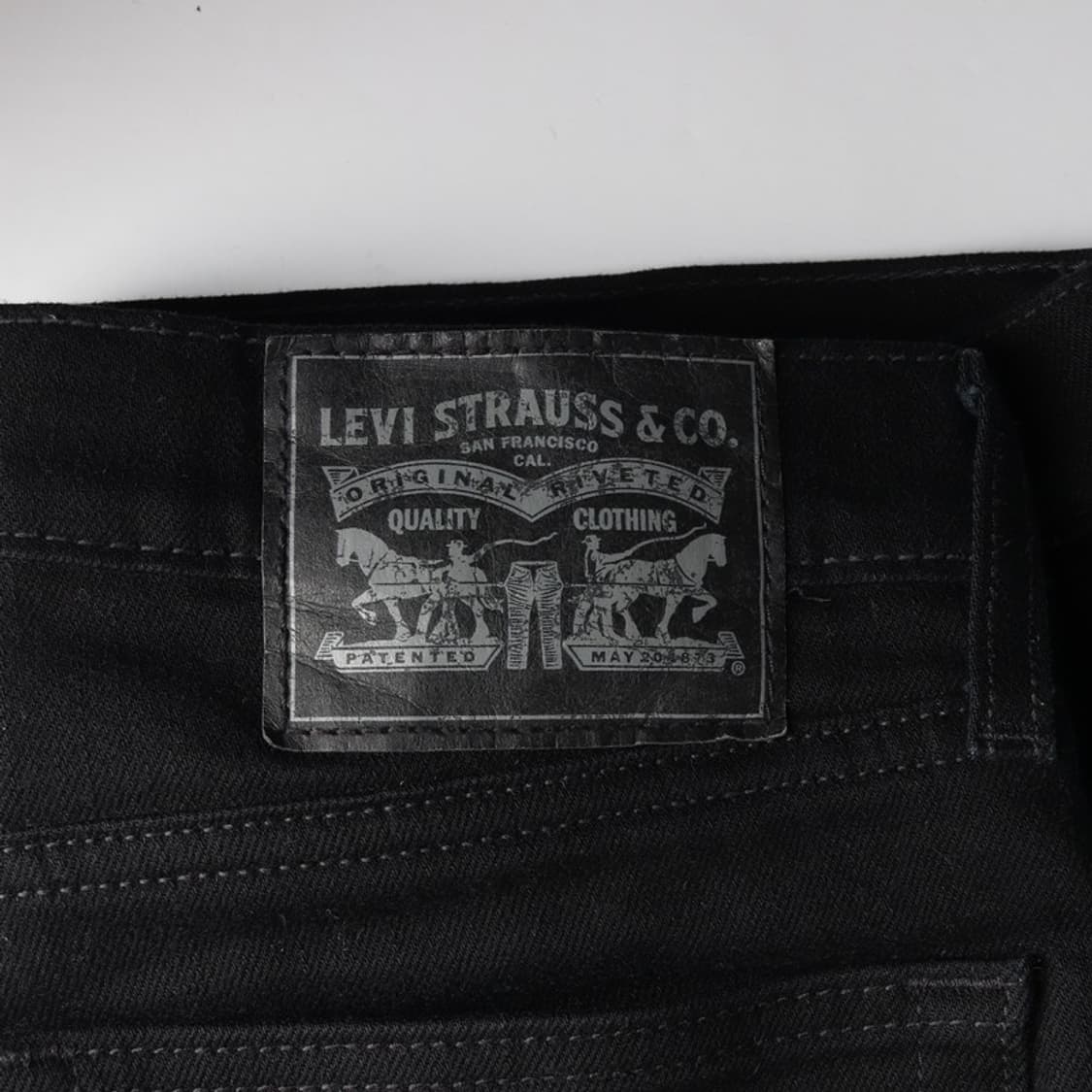 리바이스 510 블랙 스키니 데님 팬츠 상품이미지6