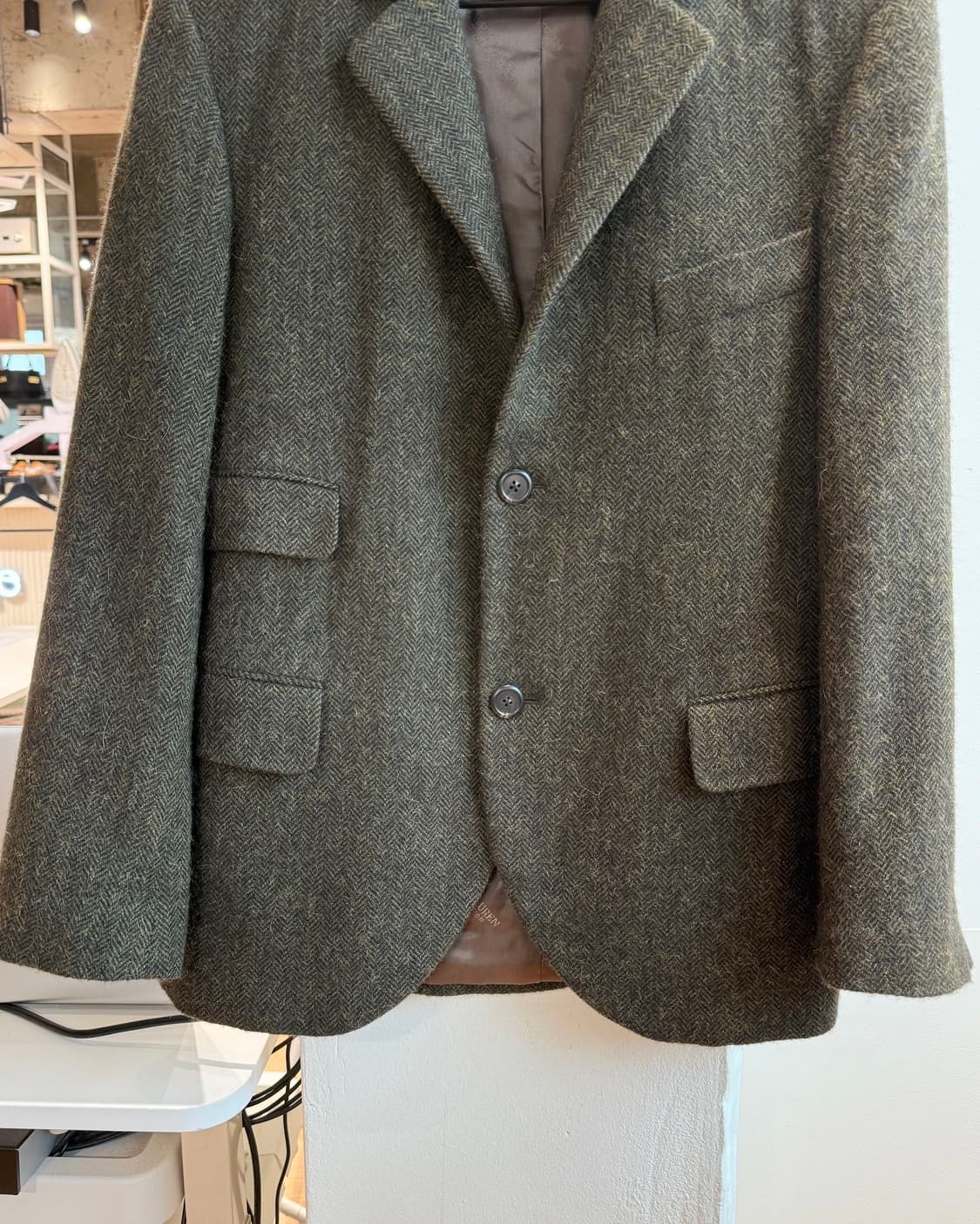 폴로 랄프로렌 퍼플라벨 그린 블레이저 셋업  상품이미지4