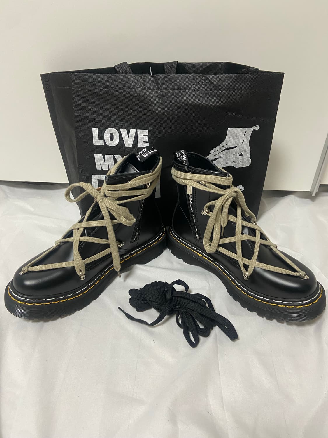 릭오웬스 닥터마틴 1460 벡스 부츠 상품이미지4