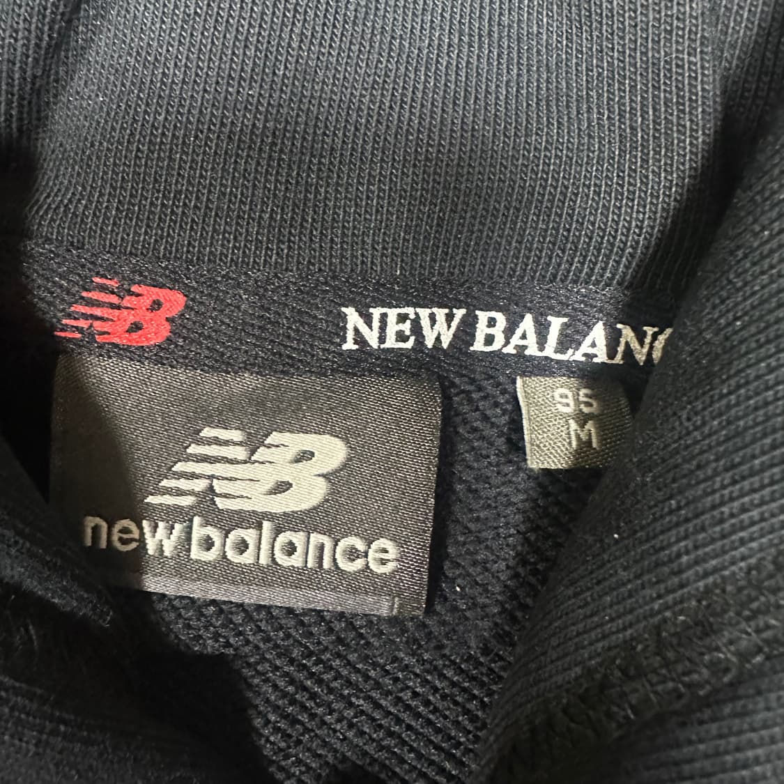 ✨ (바배) 뉴발란스 블랙 후드티 상품이미지3