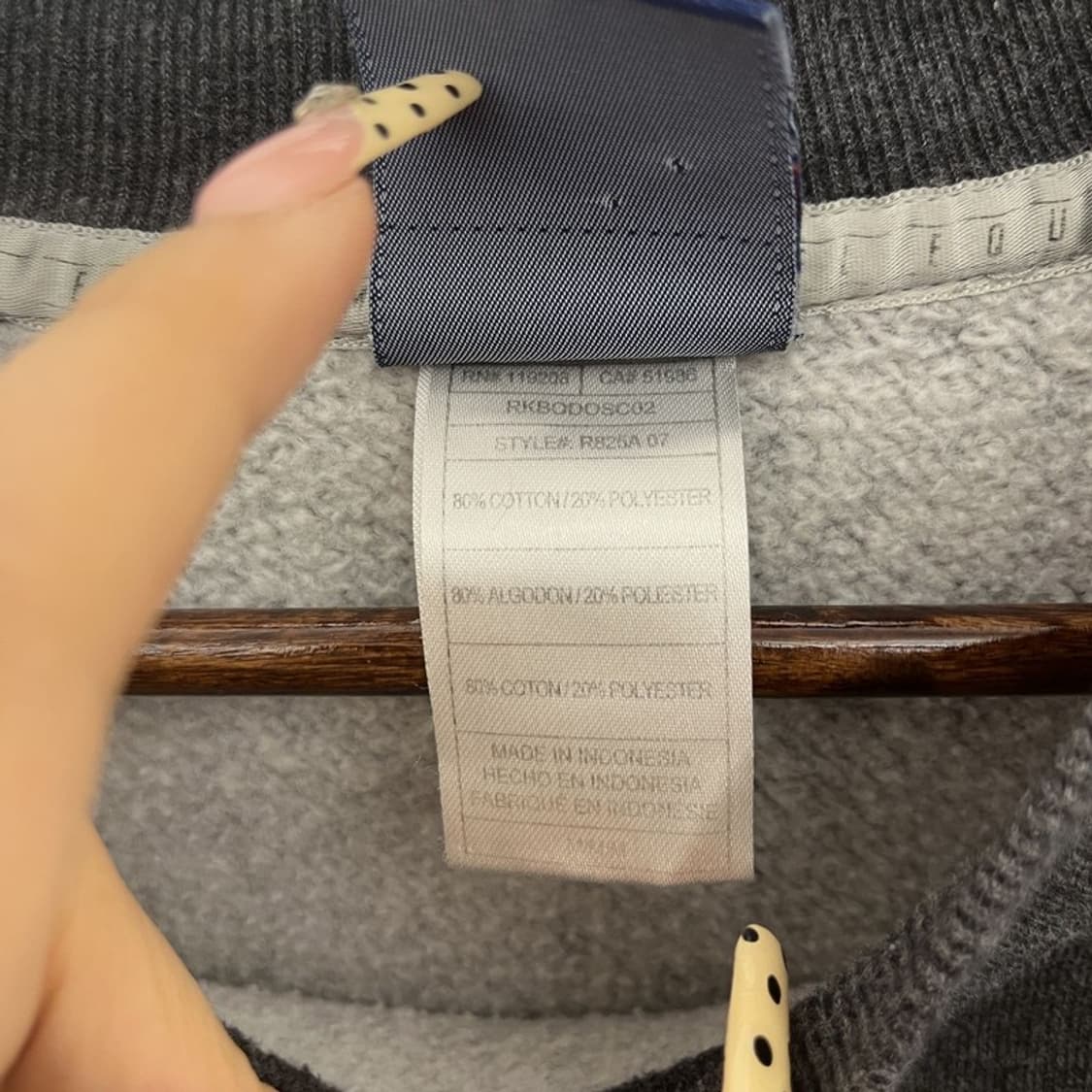 리복 NFL 어센틱 빈티지 레트로 오버핏 맨투맨 M C09957 상품이미지6