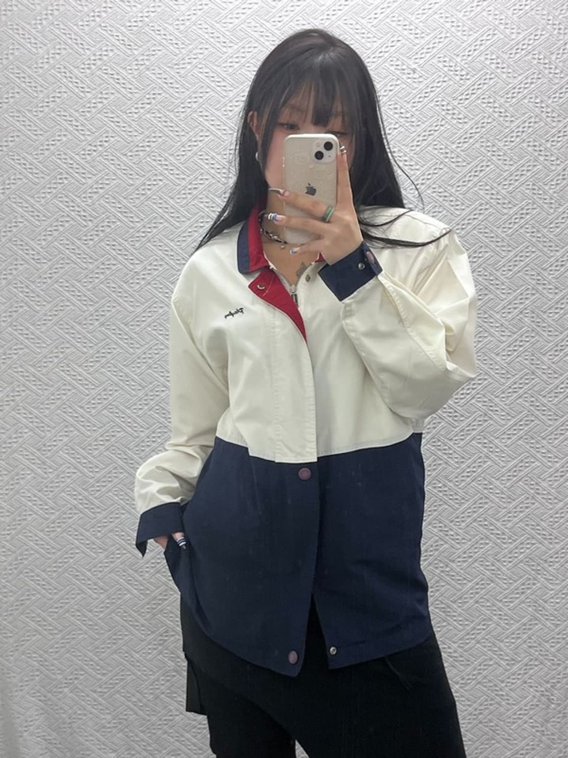 플레이보이 희귀 레트로 빈티지 바람막이 자켓 M C07610 상품이미지2