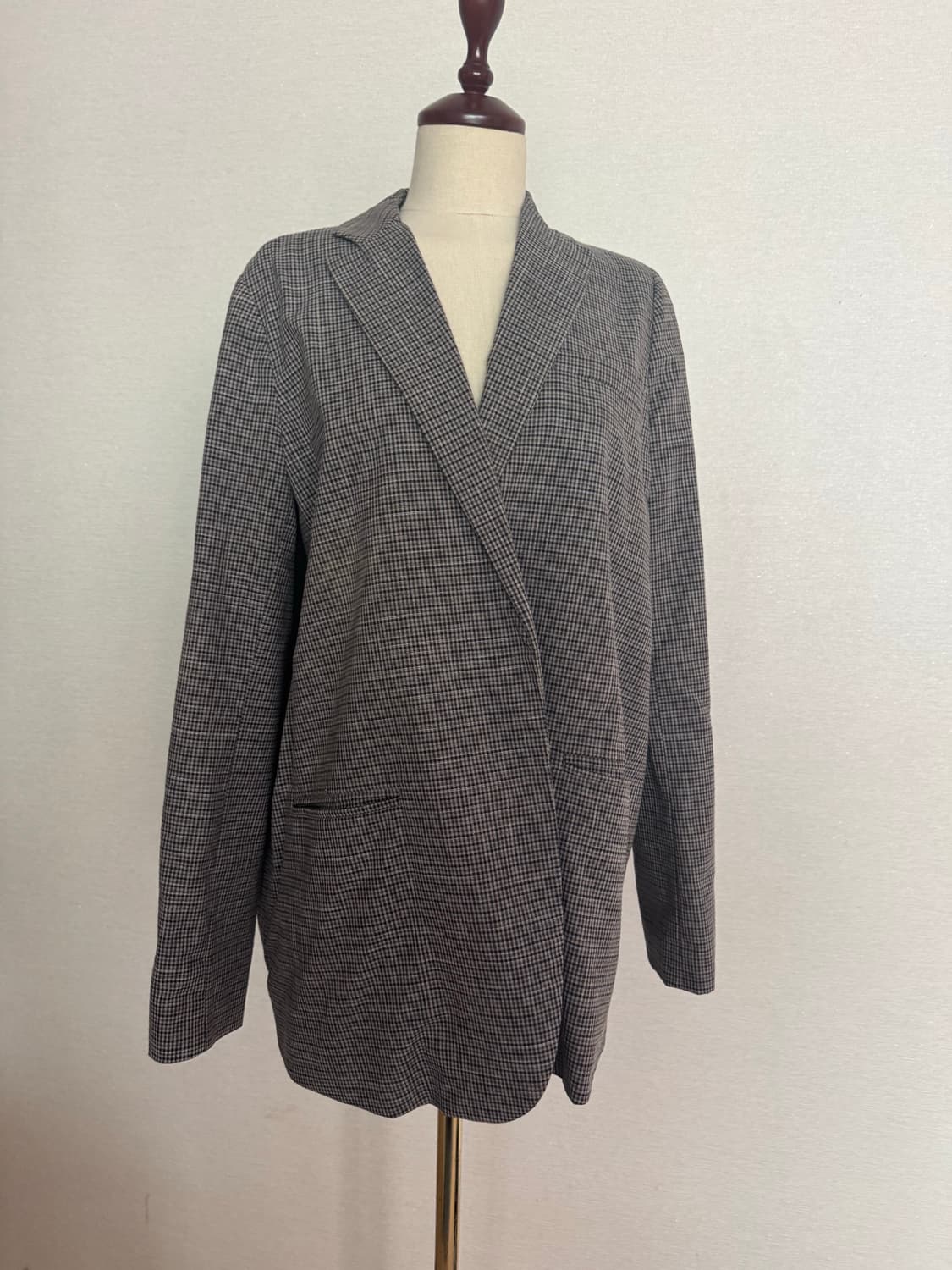 6397 체크 블레이저 자켓 상품이미지1