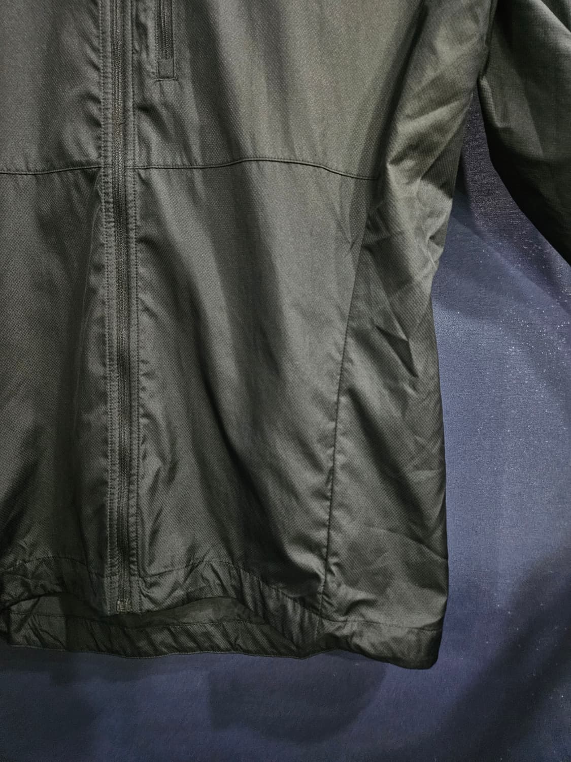 아디다스 블랙 남성 슬림핏 100 바람막이 후드집업  상품이미지7