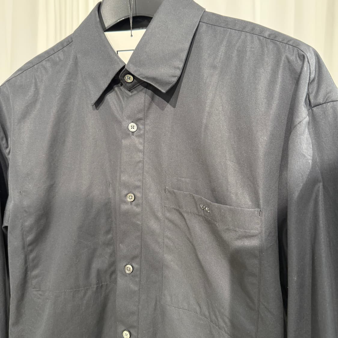 (48) 우영미 백로고 셔츠  상품이미지3