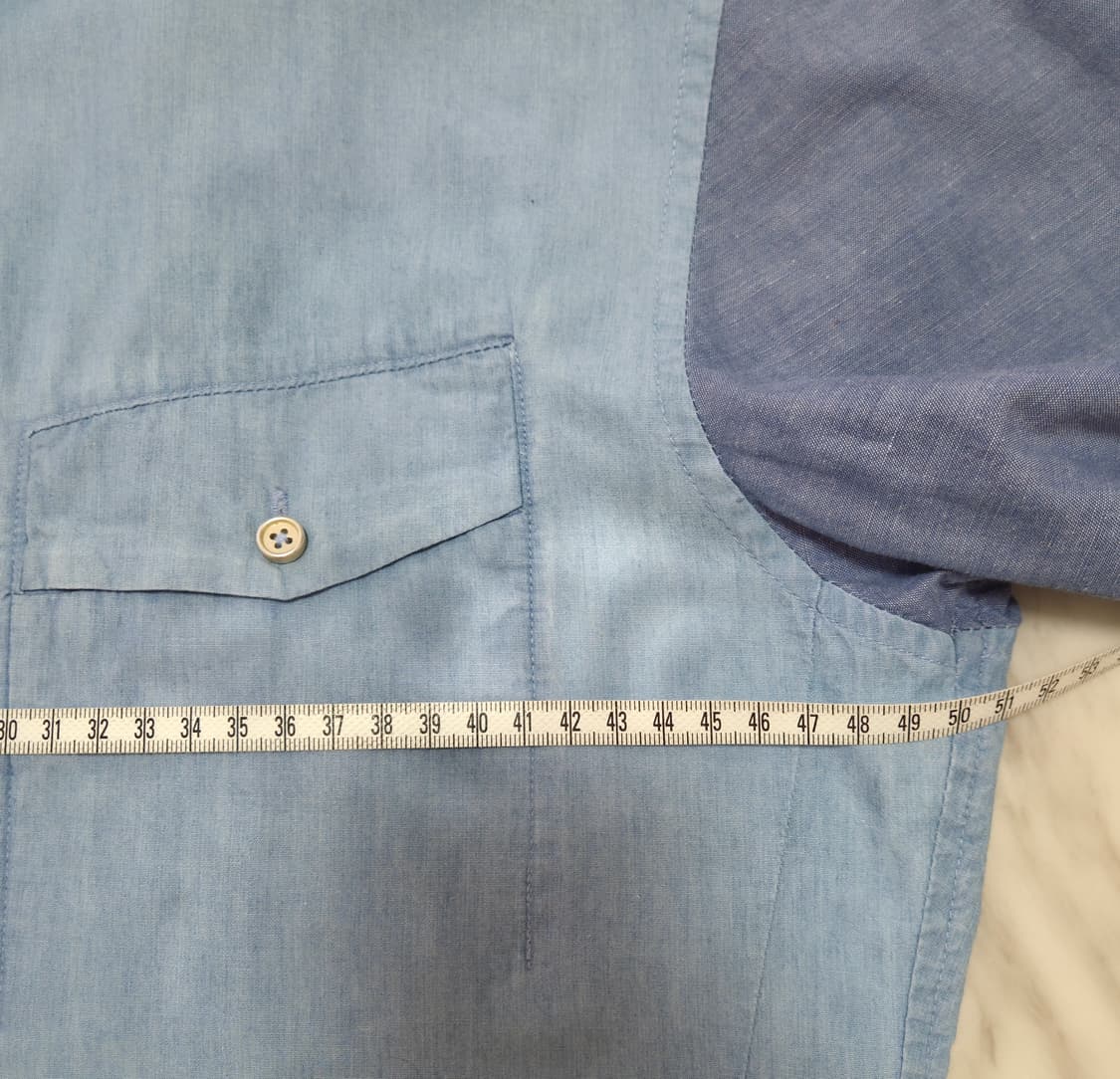 타임옴므 배색 셔츠  상품이미지9