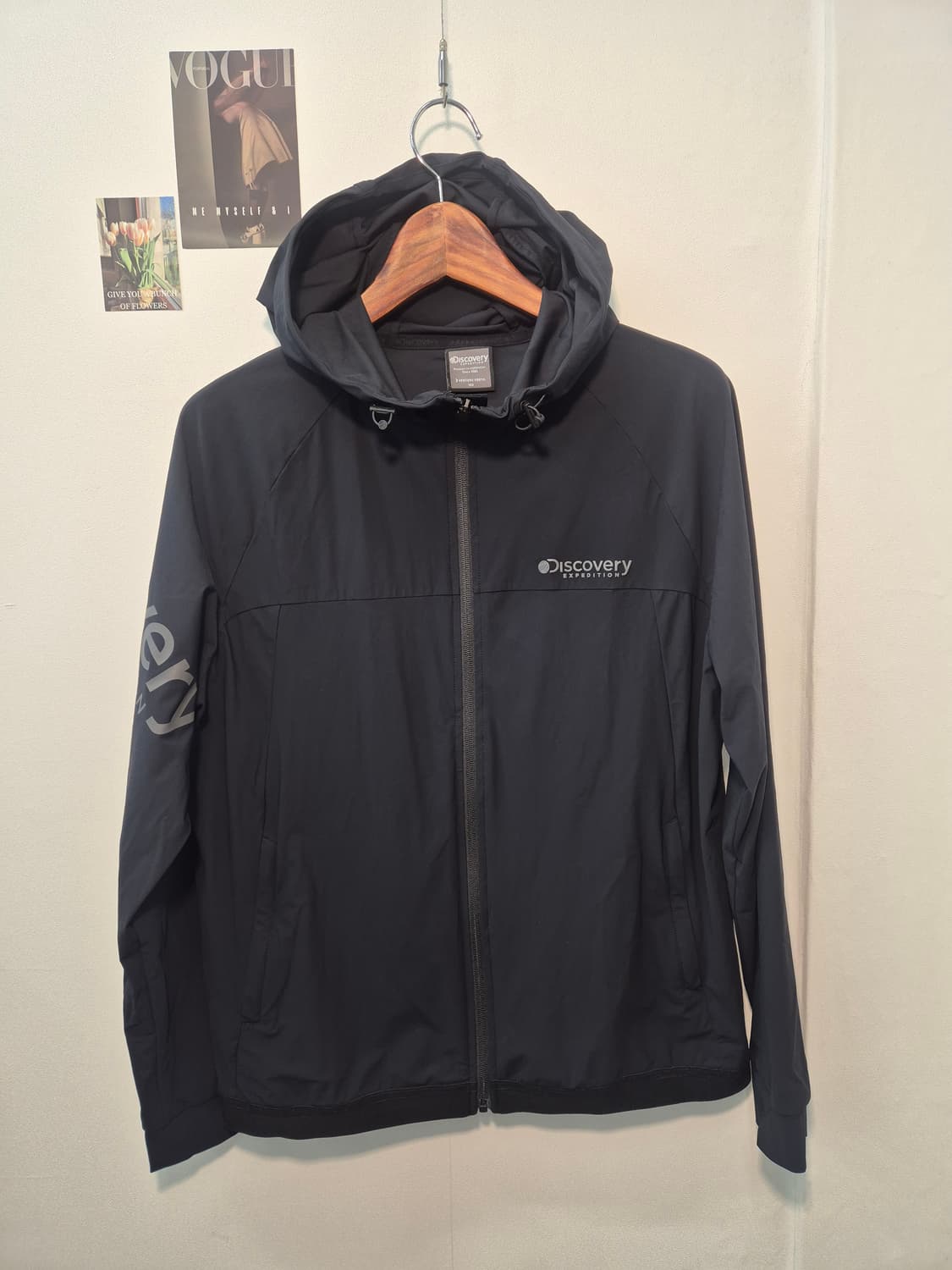 디스커버리 익스페디션 감정 후드 바람막이100 
사이즈  상품이미지1