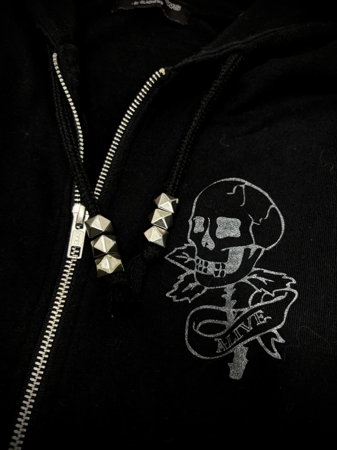 “GLADNEWS” 00‘s Rare Design Skeleton Stu 상품이미지6