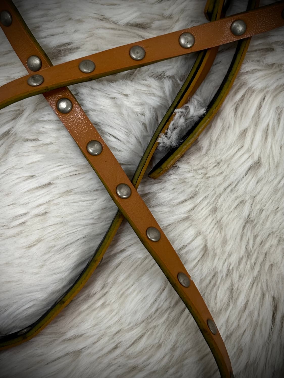 [Y2K accessories] Brown Stud Detail Laye 상품이미지6