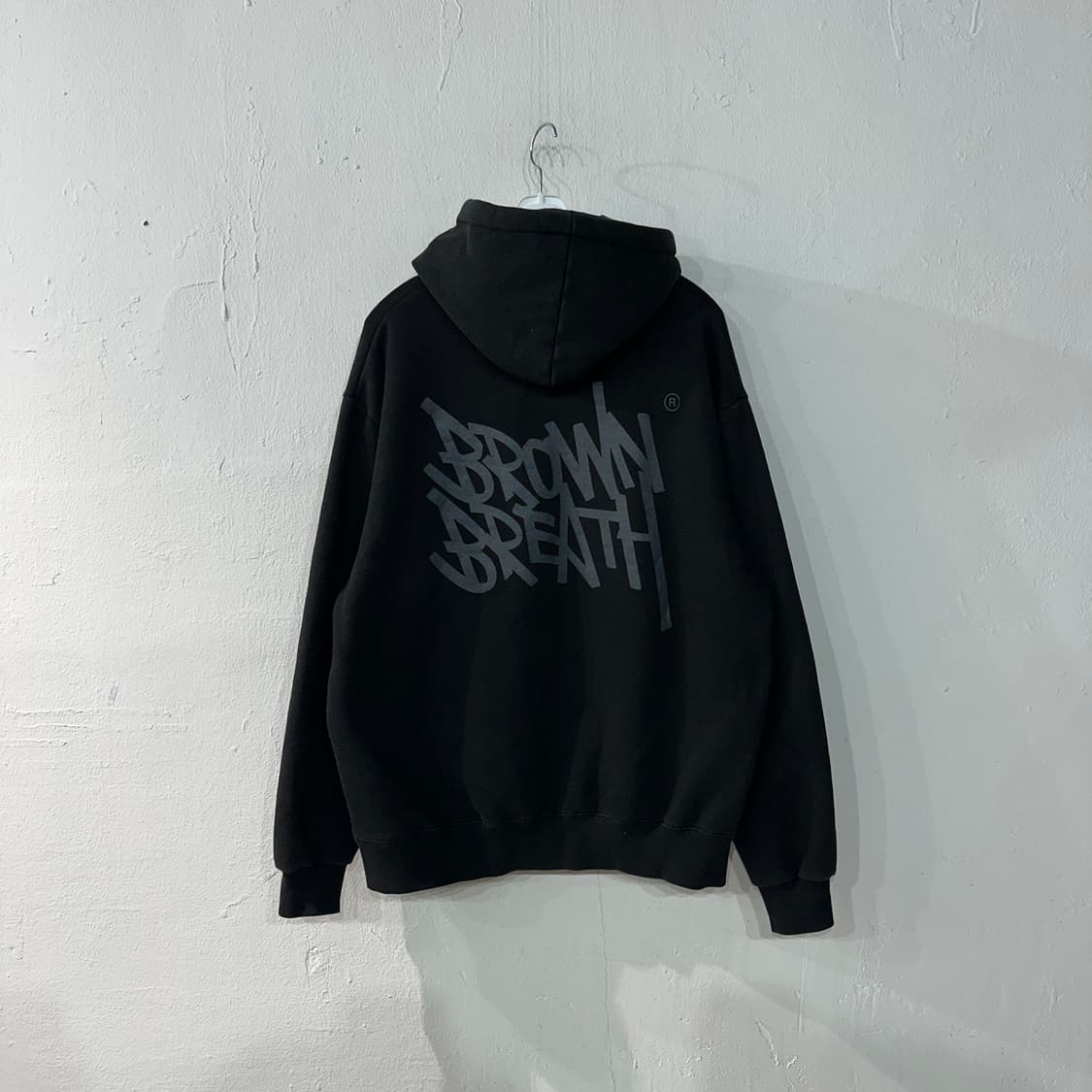 브라운브레스 오버핏 기모 후드티 95 상품이미지1
