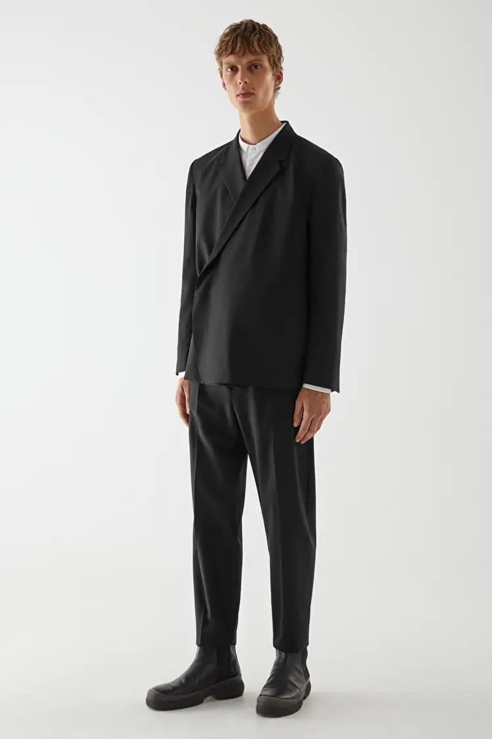 54(105) Cos 테일러드 울 블레이저 랩 블레이져 상품이미지1