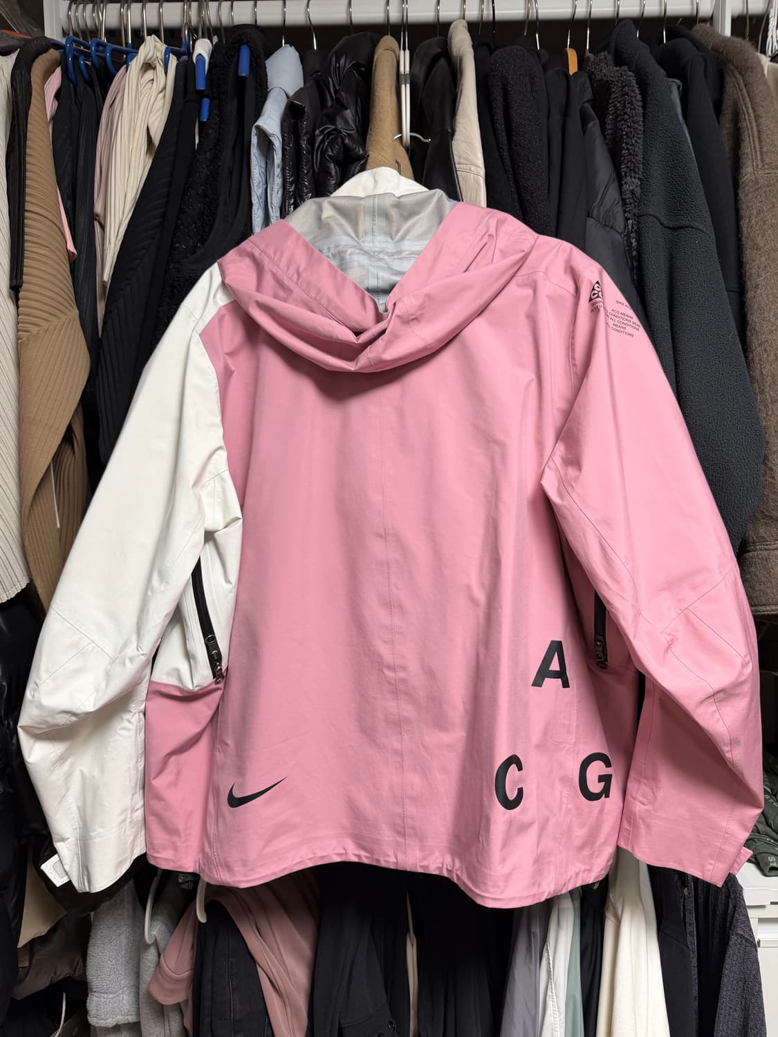 [xl] 나이키 ACG 디플로이 고어텍스 자켓 엘리멘탈 핑크 화이트 상품이미지10