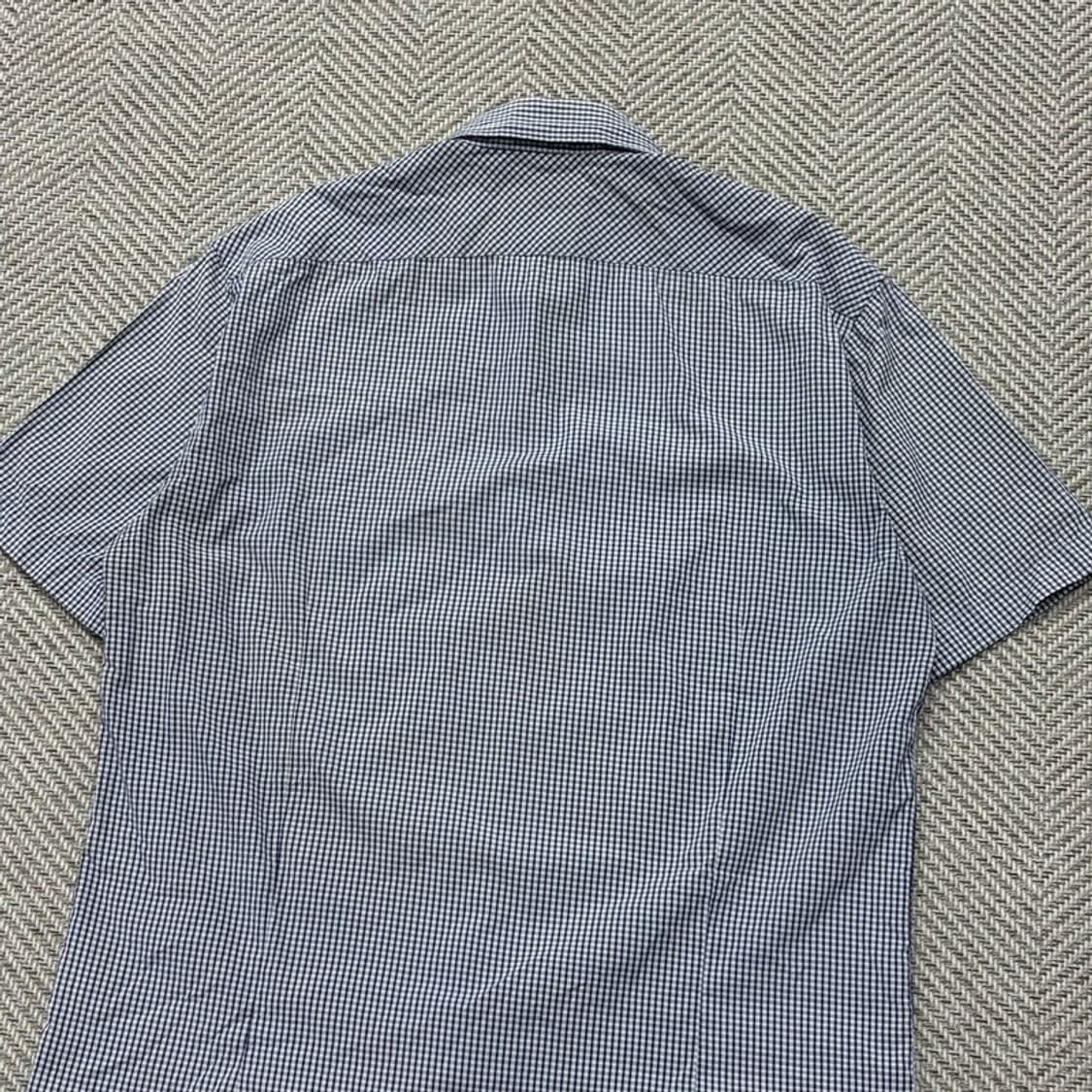 런던포그 잔체크 반팔셔츠 v1912 상품이미지4