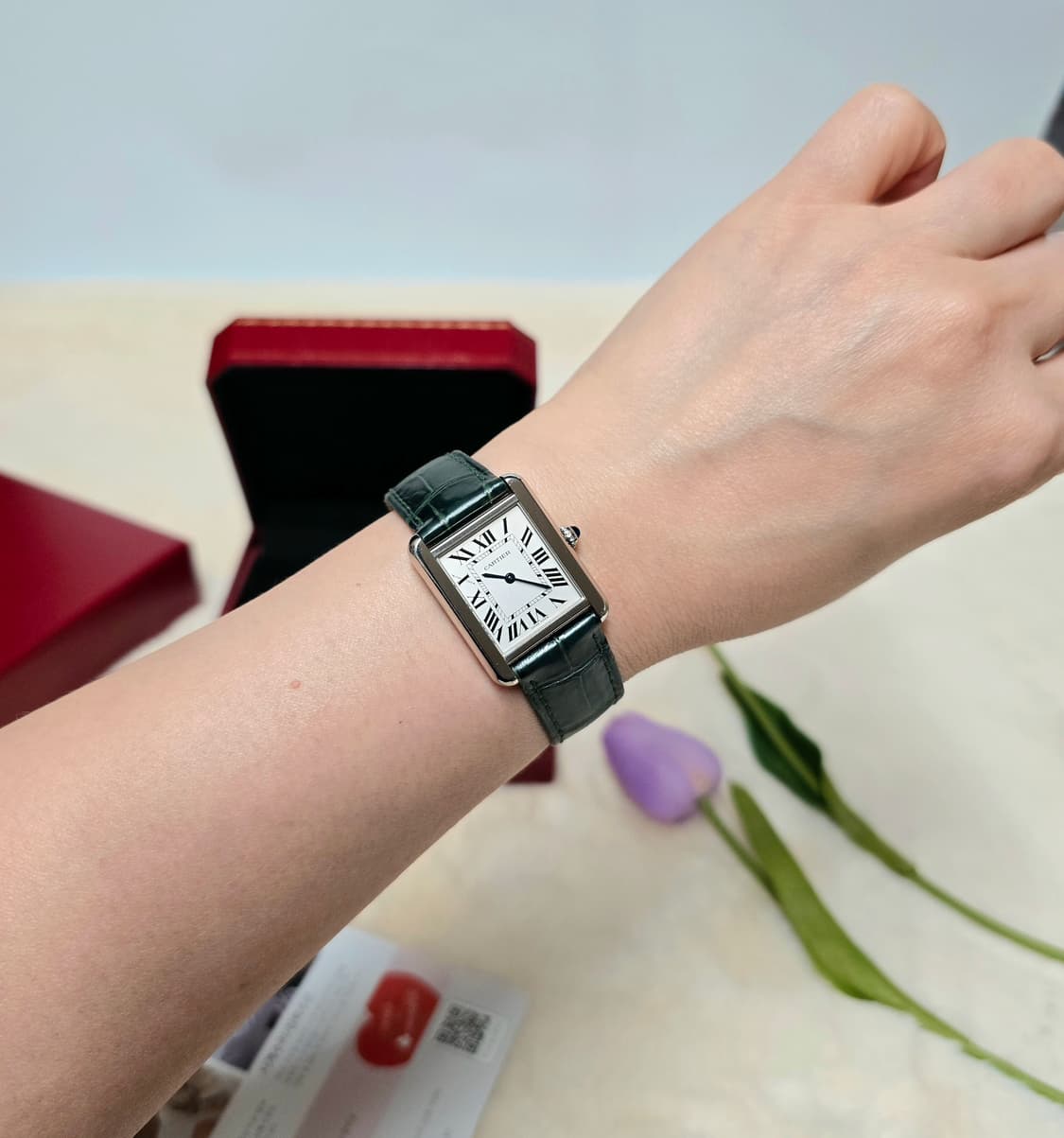 까르띠에 탱크솔로스몰 스틸 시계 (W5200005) 정품 상품이미지3