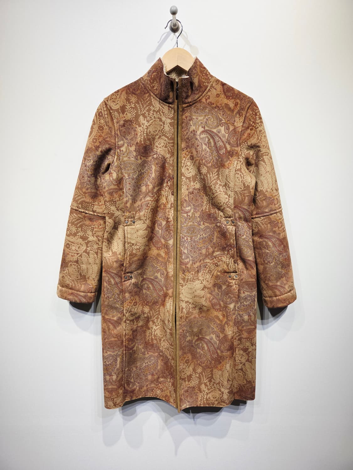 랄프로렌 1967 페이즐리 쉐르파 롱 무스탕 상품이미지2