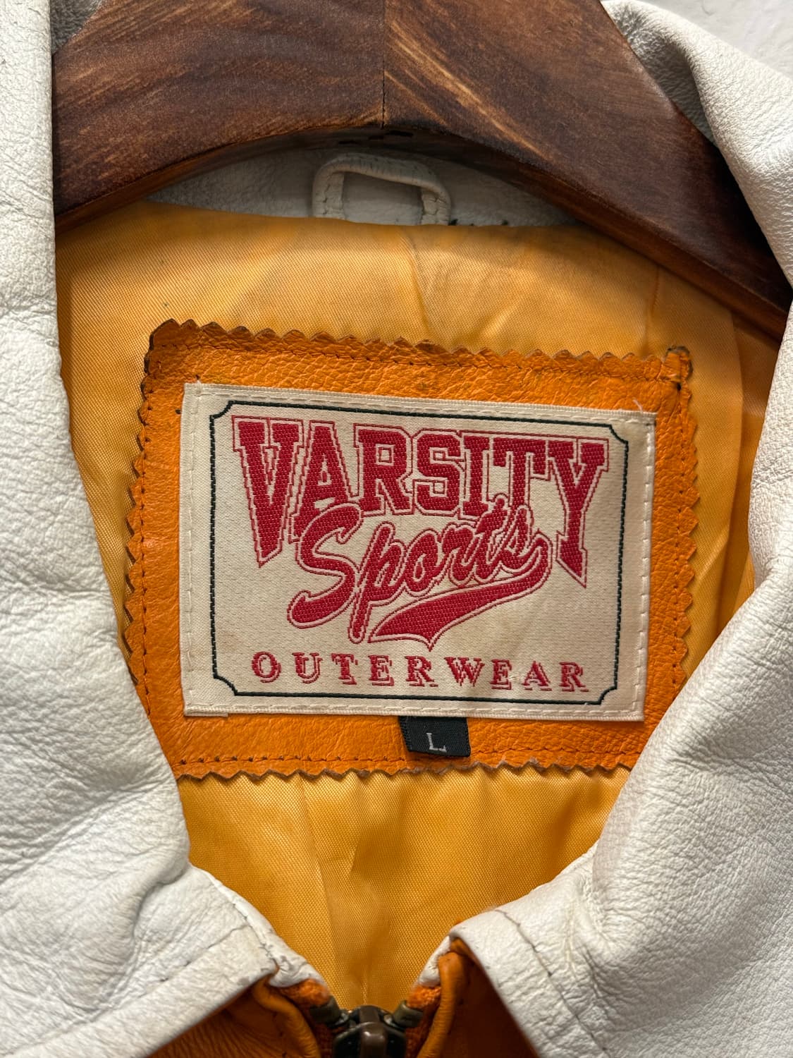 L) Varsity Sports Leather Vintage Varsit 상품이미지7