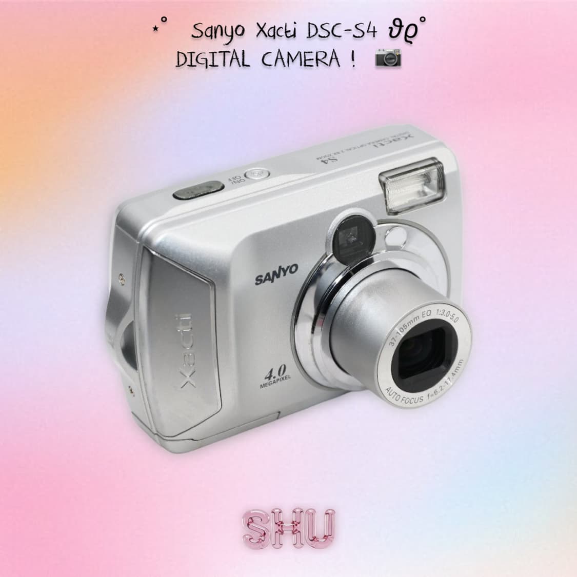 산요 작티 Xacti DSC-S4 컴팩트 빈티지 레트로 디카 실버 상품이미지3
