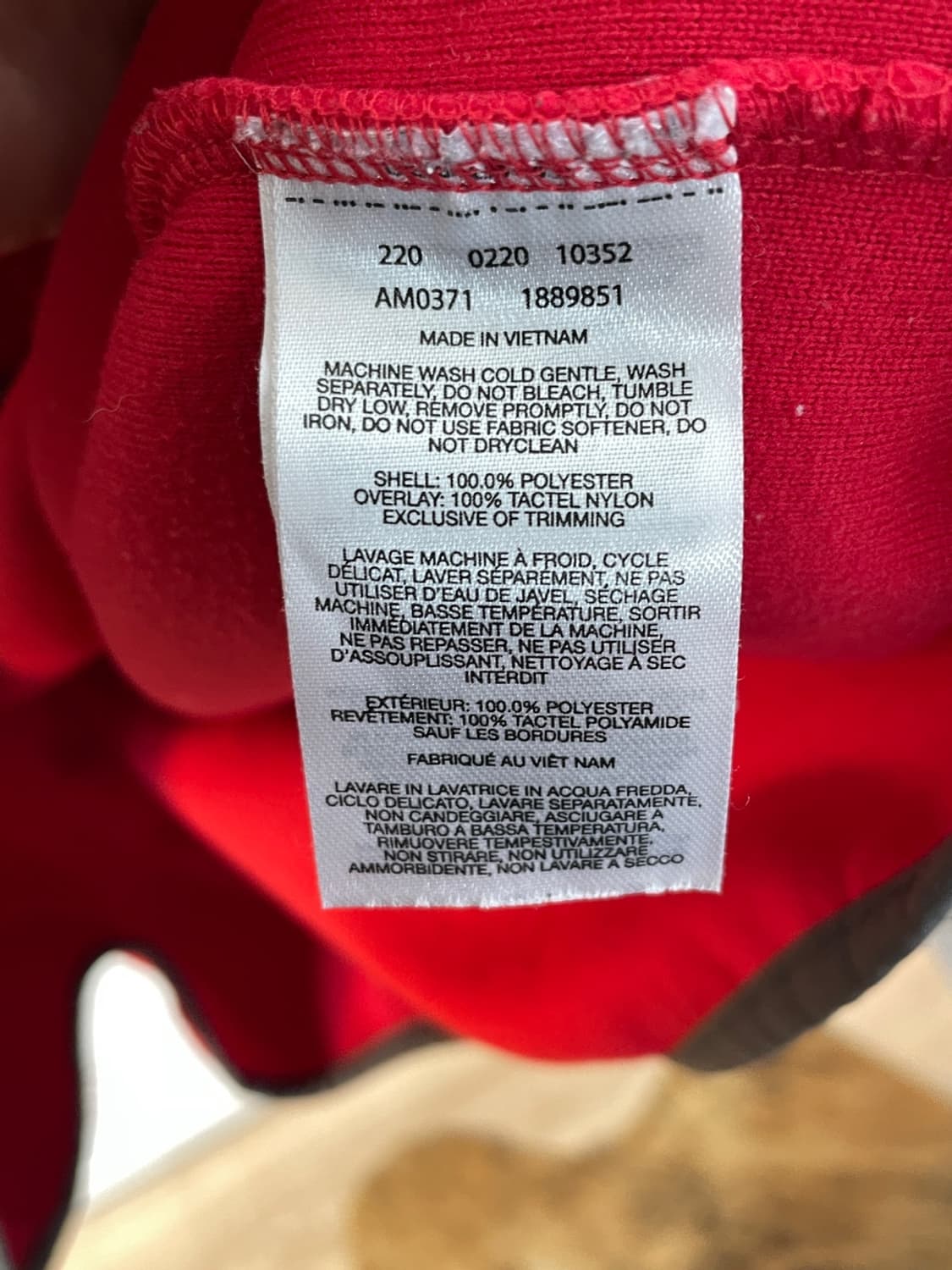 콜럼비아 레드 풀오버 플리스  상품이미지5