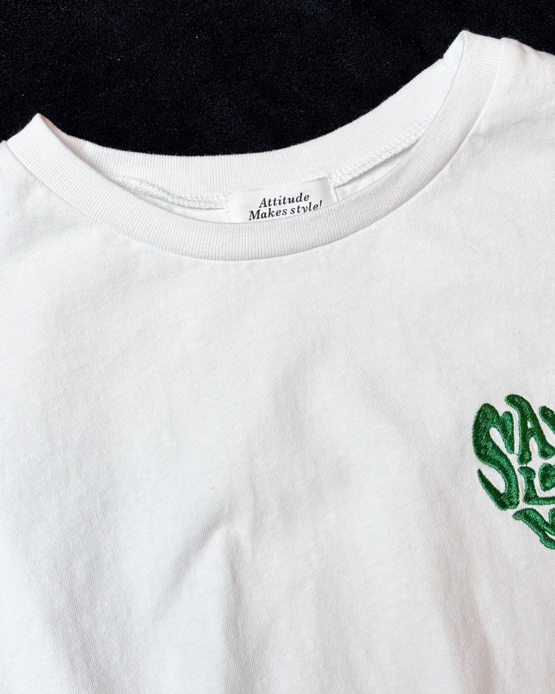 일본빈티지 크롭 반팔티셔츠 상품이미지2