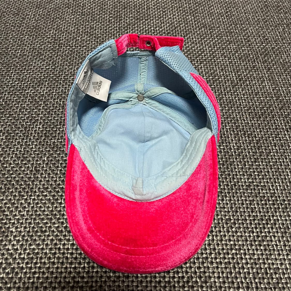 아디다스 y2k 벨벳 볼캡 모자 진핑크 상품이미지2