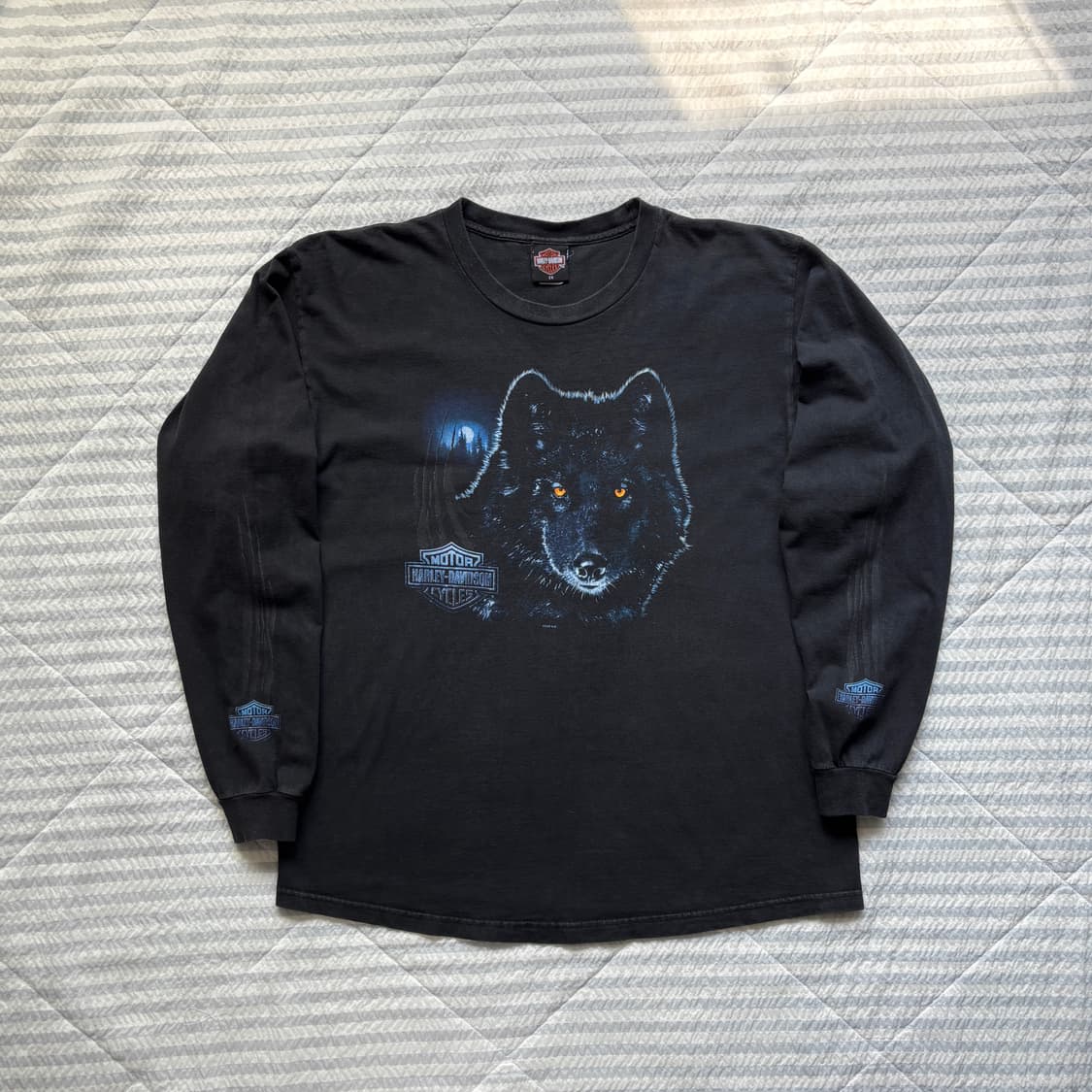 빈티지 할리데이비슨 롱슬리브 티셔츠 상품이미지1