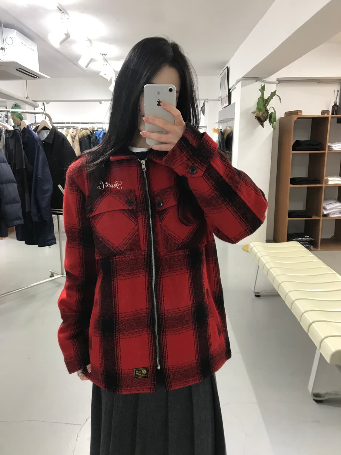 FUCT Plaid Zip Jacket 상품이미지3
