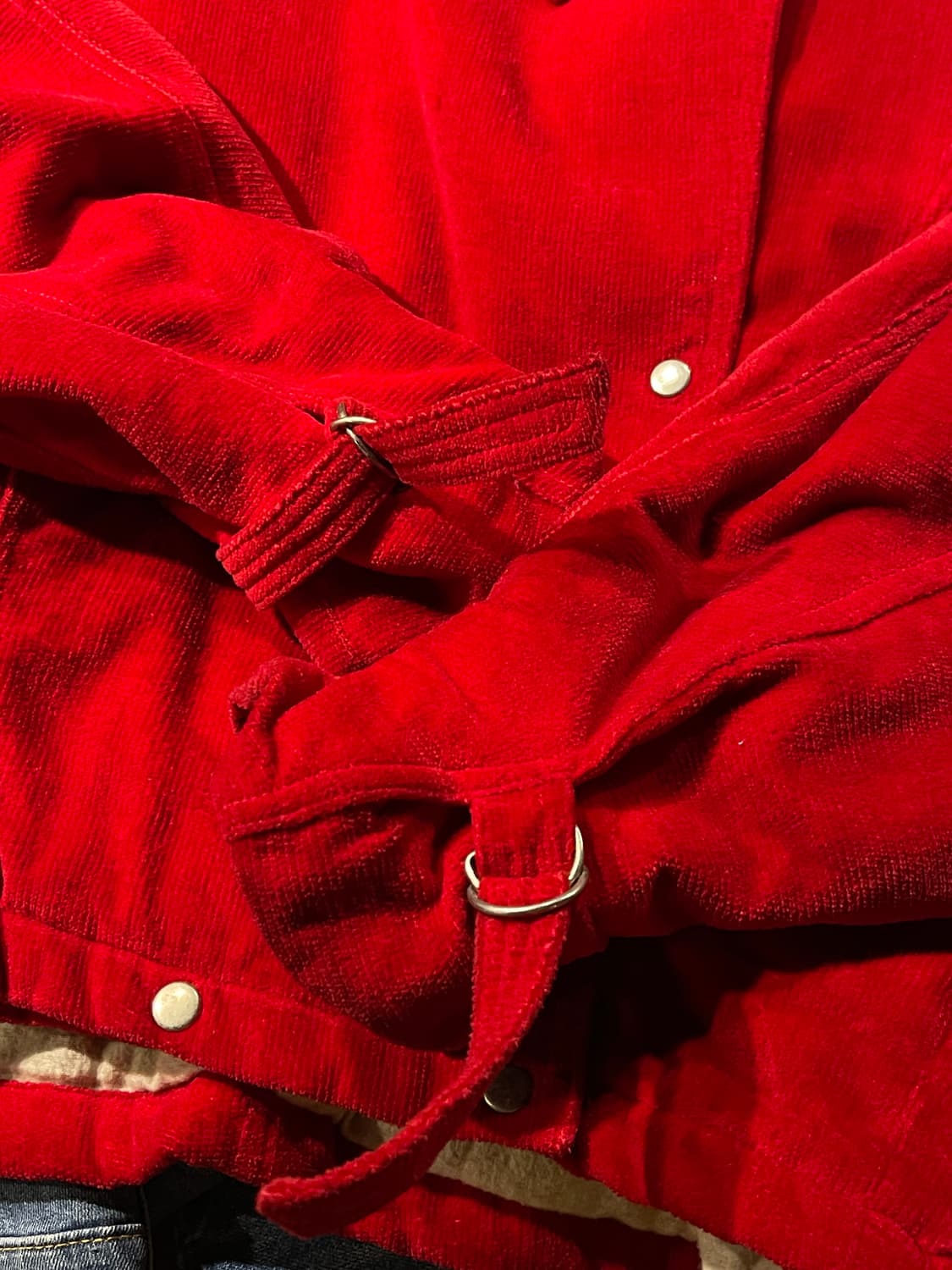 Made in Singapore 딥레드 자켓 상품이미지6