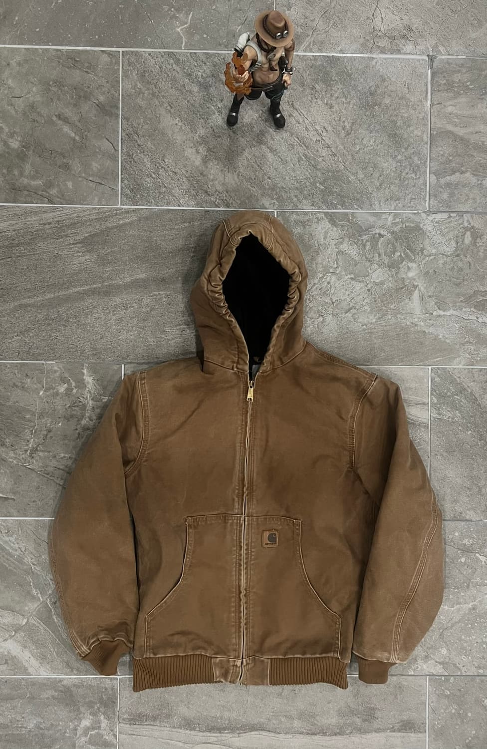 (XL) 칼하트 후드 덕 액티브 보이즈 자켓 YYJ130 BRN 브라운 상품이미지1