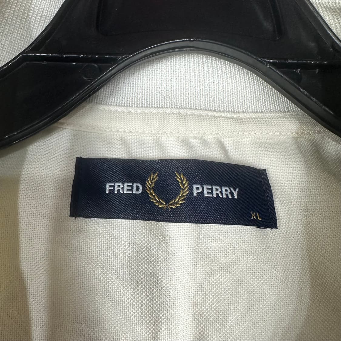 프레드페리 화이트 반팔셔츠 상품이미지3