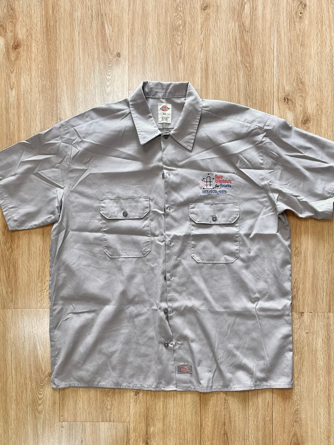 택포) 디키즈 USA 치카노 워크셔츠 숏 슬리브 반팔 XL 상품이미지1