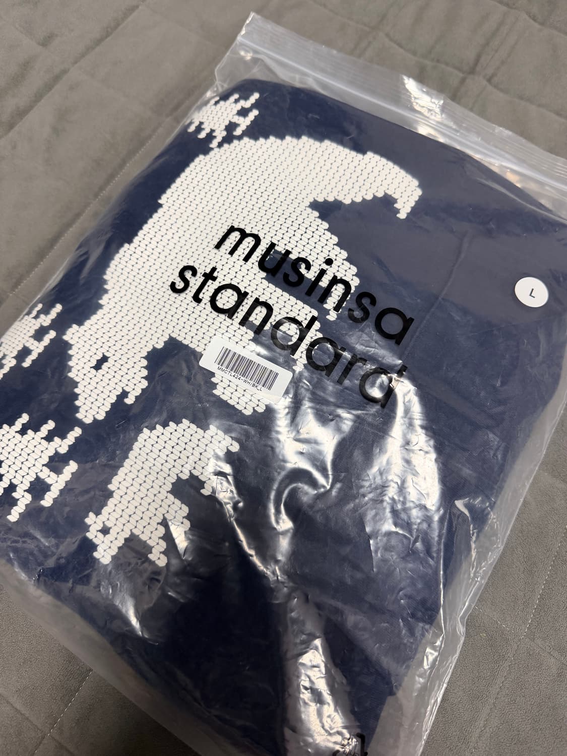 [M] 에스피오나지 베어 패밀리 헤비웨이트 후드 네이비 상품이미지5