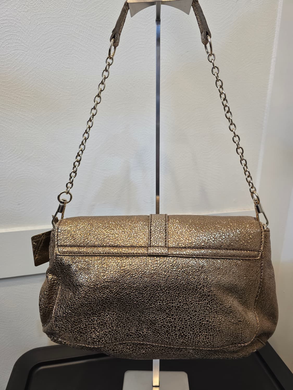 생로랑 파리 메탈릭 골드가죽 엠마 체인 숄더백 상품이미지6