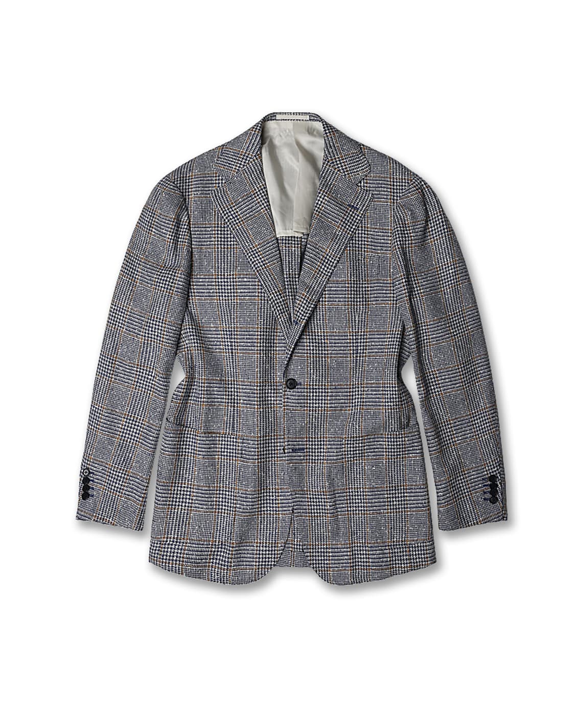 링자켓 [Ring Jacket] 로로피아나 트위드 체크 자켓 블랙 라벨 상품이미지1