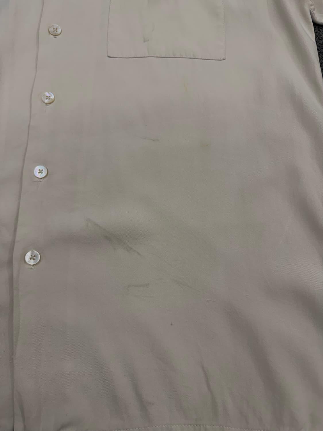 L) 할리데이비슨 빈티지 실크 라이더 바이크 자수 반팔셔츠 상품이미지5