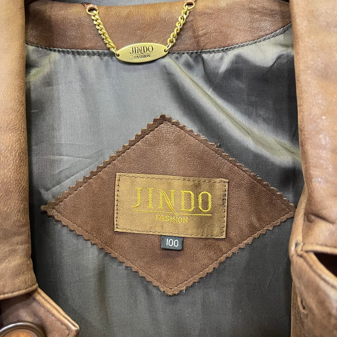 90's vintage leather jacket 상품이미지6