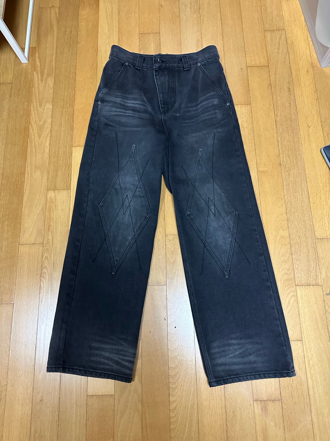 Etce 다이아 패치 데님 상품이미지1