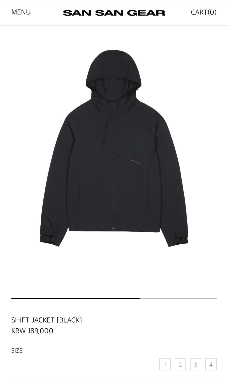 26ss 쉬프트 자켓(shift jacket) 1사이즈 새상품 상품이미지1