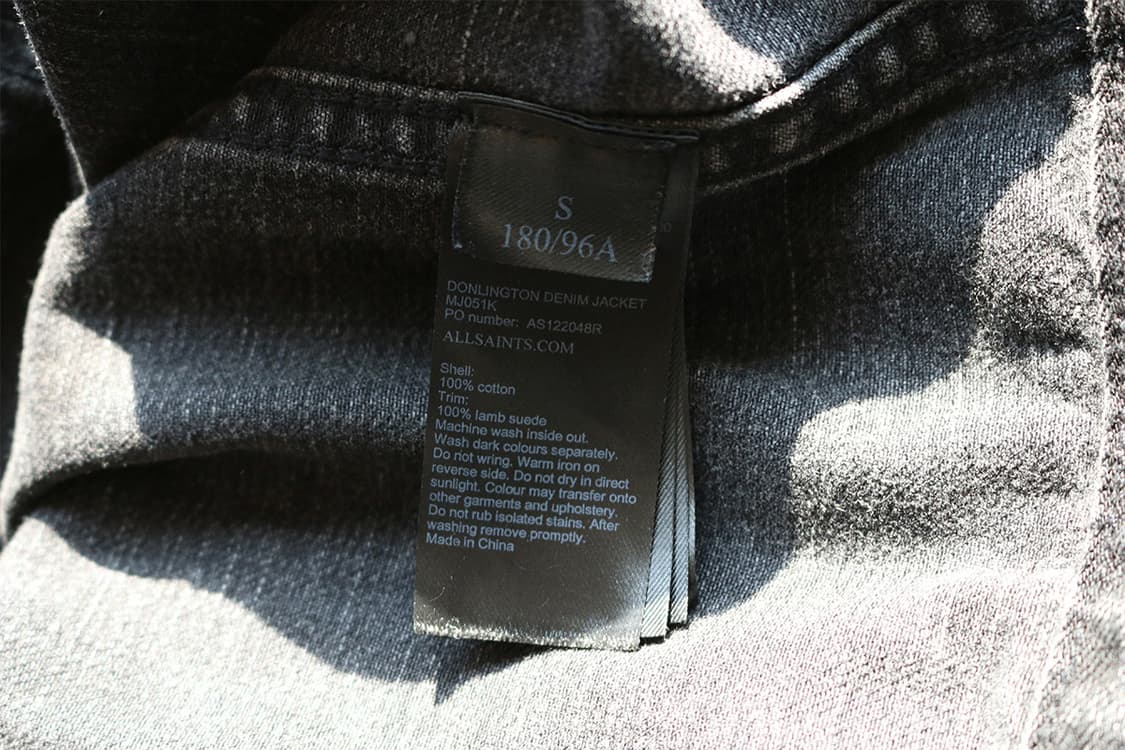 올세인츠 블랙 데님 자켓   상품이미지8